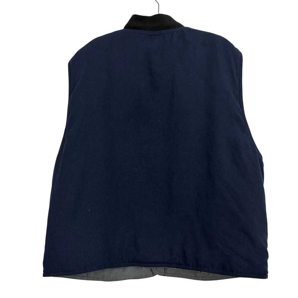 Bulwark‎ FR Vest Mens XXL 2XL Blue Flame Resistant Insulated Nomex Workwear